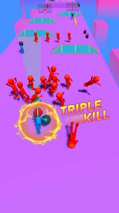 Bombeman - Stick Run - Screenshot 1