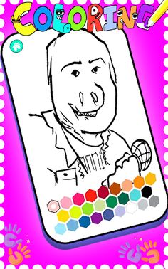 john pork coloring - Screenshot 3