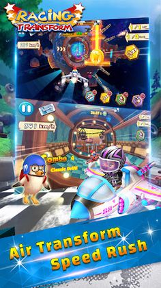 Racing Transform - Sky Race - Screenshot 1