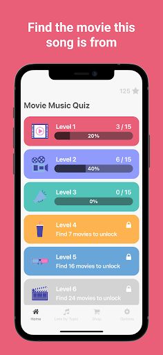 Movie Music Quiz - Blindtest - Screenshot 1