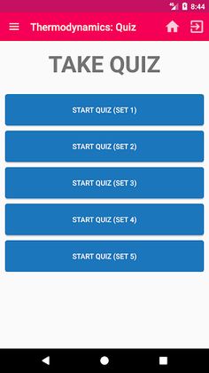 Thermodynamics Quiz - Screenshot 2