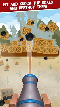 Knock Down Boxes: Hit Ball - Screenshot 2