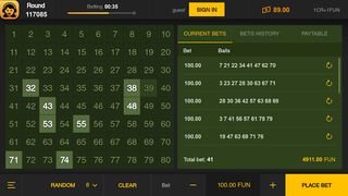 Keno Night - Screenshot 1