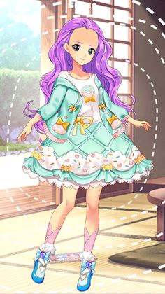 Candy Anime Girl Dress Up Game - Screenshot 3