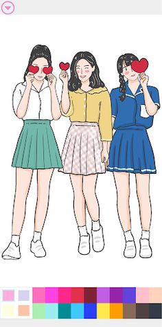 Kpop Idol Coloring Book Game - Screenshot 3