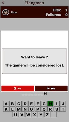 Hangman FJP - Screenshot 4