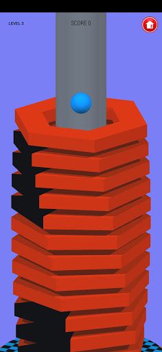 Super Helix Down 3D - Screenshot 2