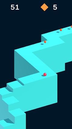 Zig Zag 3D Ball Rolling Game - Screenshot 3