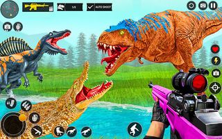 Wild Dinosaur Hunter Zoo Games - Screenshot 1