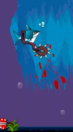 Angry shark attack. Weapon her - Screenshot 1