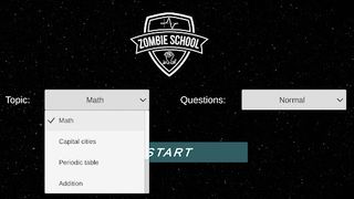 Zombie School - Question Game - Screenshot 1