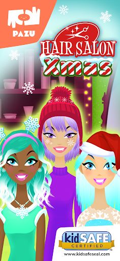 Girls Hair Salon Christmas - Screenshot 1