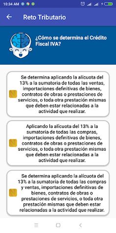 Reto Tributario - Screenshot 3