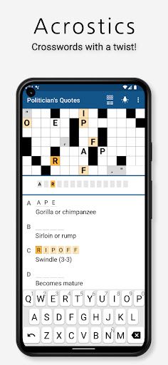 Acrostics Crossword Puzzles - Screenshot 1