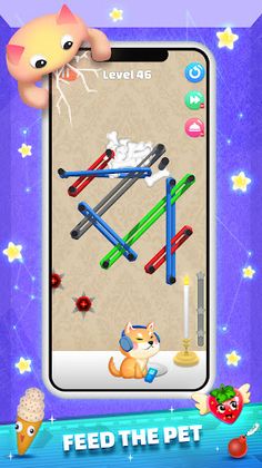 Feed The Pet: Rubber Puzzle - Screenshot 1