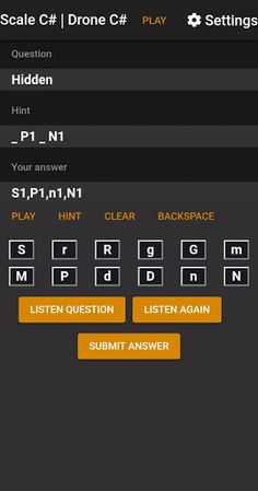 Game of notes - EarTrainerForM - Screenshot 2