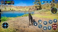 Wild Wolf Simulator Games - Screenshot 2