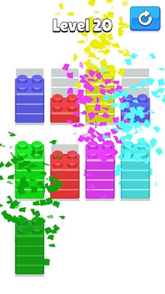 Brick Sort: Color Sorting Game - Screenshot 2
