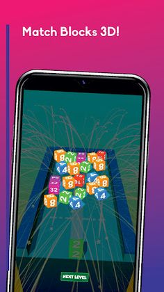 2048 Block Merge-3D Game Play - Screenshot 3