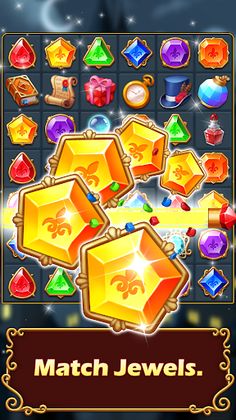 Jewels Mystery: Match 3 Puzzle - Screenshot 1
