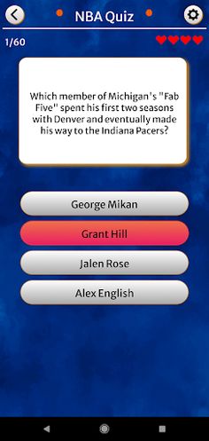 NBA Fans Trivia - Screenshot 3