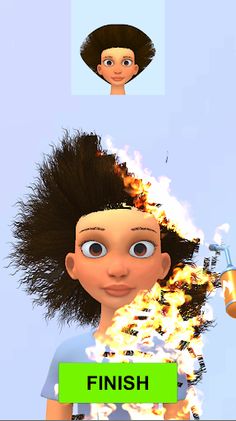 Fire Haircut - Screenshot 1