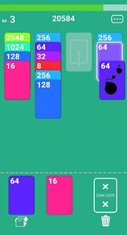 Solitaire 4096 Merge Cards - Screenshot 1