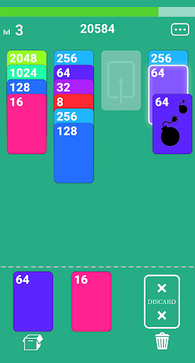 Solitaire 4096 Merge Cards - Screenshot 1