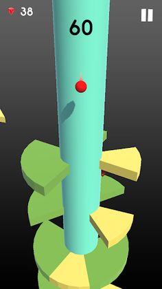 3D Helix Tower bouncing ball j - Screenshot 1