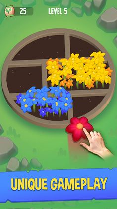 Garden Coloring Puzzle - Screenshot 1