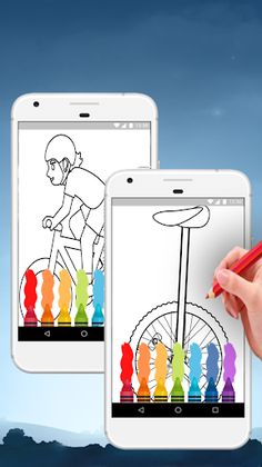 Bike Colouring Book Game - Screenshot 2