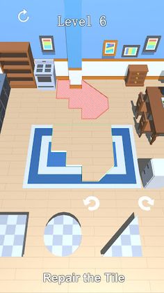 tile cutting 3d - Screenshot 2