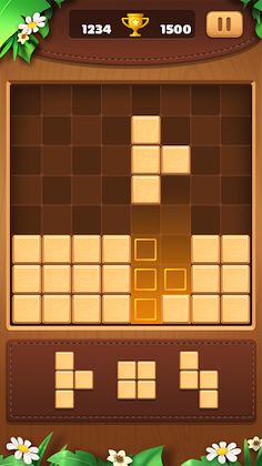Block Puzzle Wood World - Screenshot 1