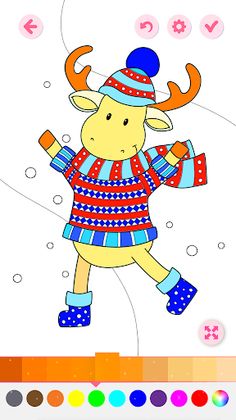 Magic Christmas Coloring Book - Screenshot 3