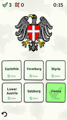 States of Austria Quiz - Screenshot 2