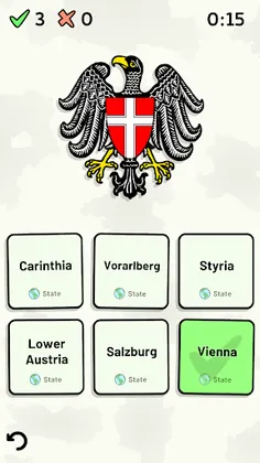 States of Austria Quiz - Screenshot 2