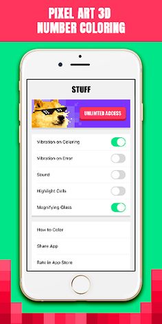 Pixel Art 3D Number Coloring - Screenshot 2