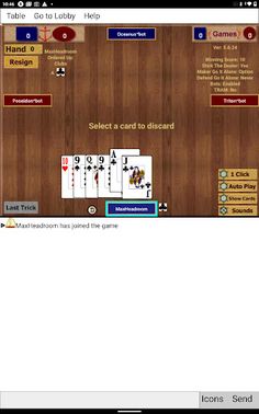 SHGEuchre - Screenshot 3