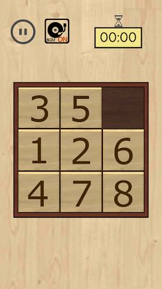Sliding Number Puzzle Lite - Screenshot 1