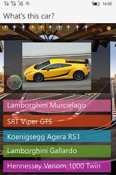 Supercar Quiz 3 - Screenshot 4