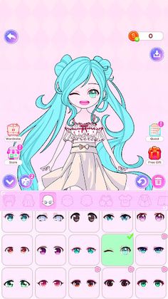 Vlinder Makeup dress up - Screenshot 4