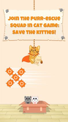 Cat game:Save the kitties! - Screenshot 1