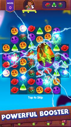 Spooky smash-Halloween match 3 - Screenshot 4