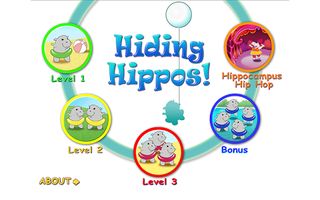 Hiding Hippos Kids Memory Game - Screenshot 2