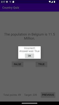 Country Question - Screenshot 3