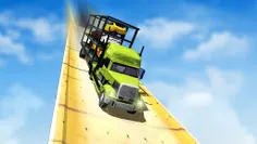 Car transporter on Mega Ramp - Screenshot 4