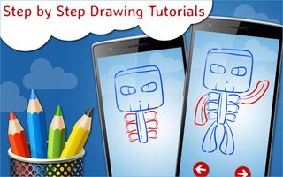 How to Draw Minecraft step by  - Screenshot 2
