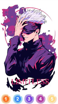 Jujutsu Coloring Kaisen Game - Screenshot 2