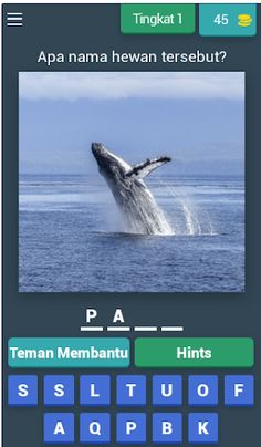 Tantangan nama hewan laut 2022 - Screenshot 4