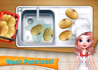 Cooking Potato Fries: Star Che - Screenshot 2